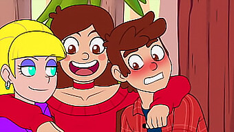 Gravity Falls Paródia Rajzfilmpornóval: Nedves És Vad Nyalás És Lovaglás