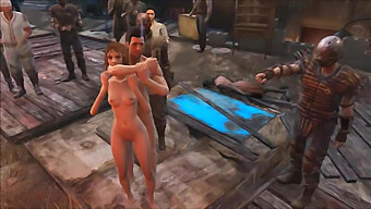 Sexo En Grupo Público En Fallout 4 En Diamond City