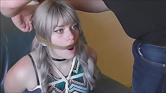 Teenage girls bound and gagged as BDSM toys