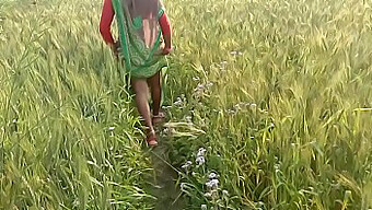 Outdoor Sexual Encounter Of Indian Housewife In Rural Setting