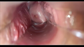 Intense Closeup Of A Vagina Reaching Orgasm