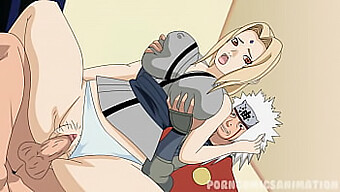 Japon Çizgi Film Seks: Tsunade Ve Jiraiya Ile Naruto Porno Parodi