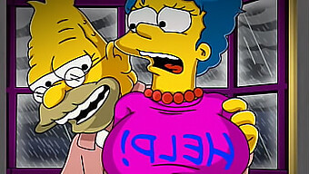 Marge Simpson, Den Klassiska Hemmamamakaren, Misstas För Att Vara En Prostituerad Av Sin Äldre Granne På Grund Av Hennes Avslöjande Klädsel. Medan Hennes Man Homer Är Borta På Jobbet, Utvecklas Detta Oväntade Möte Till En Vild Och Kinky Upplevelse, Som Utforskar Olika Fetischscenarier. Denna Animerade, Serieinspirerade Visuella Roman Dyker In I Hentai-Världen, Med Bystiga Och Tighta Element, Allt I Stil Med En Lekfull Simpsons Parodi